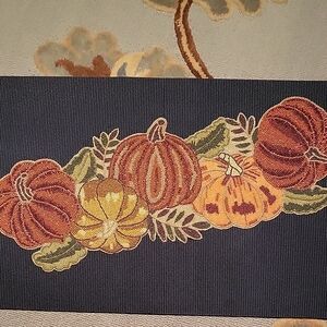 Pier 1 Autumn Pumpkin Table Runner